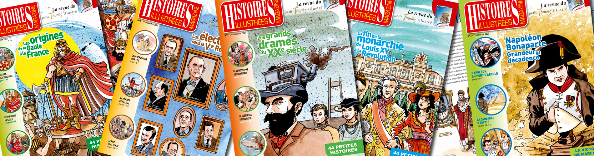 header Presse Histoires Illustrees magazine Yves Thuries