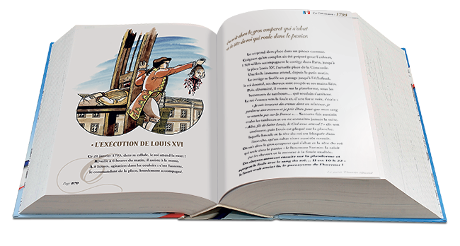 le petit thuriès illustré - Yves Thuriès - Joël Doudoux graphiste illustrateur tarn-et-garonne et haute-garonne occitanie - la famille napoléon - la décapitation de Louis XVI